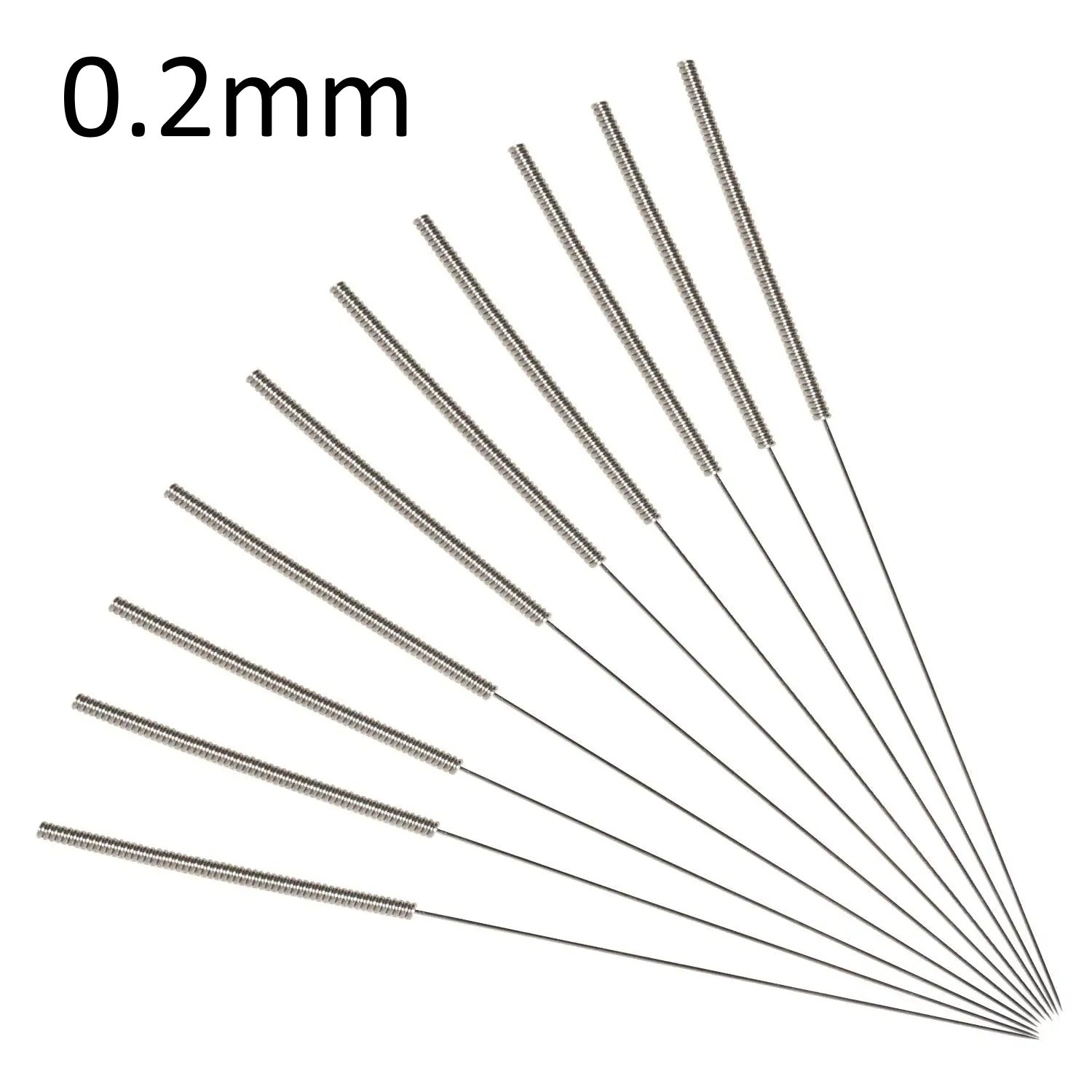0.2mm - 0.6mm Stainless 3D Printer Nozzle Cleaning Needle Cleaner Cleaning Drill