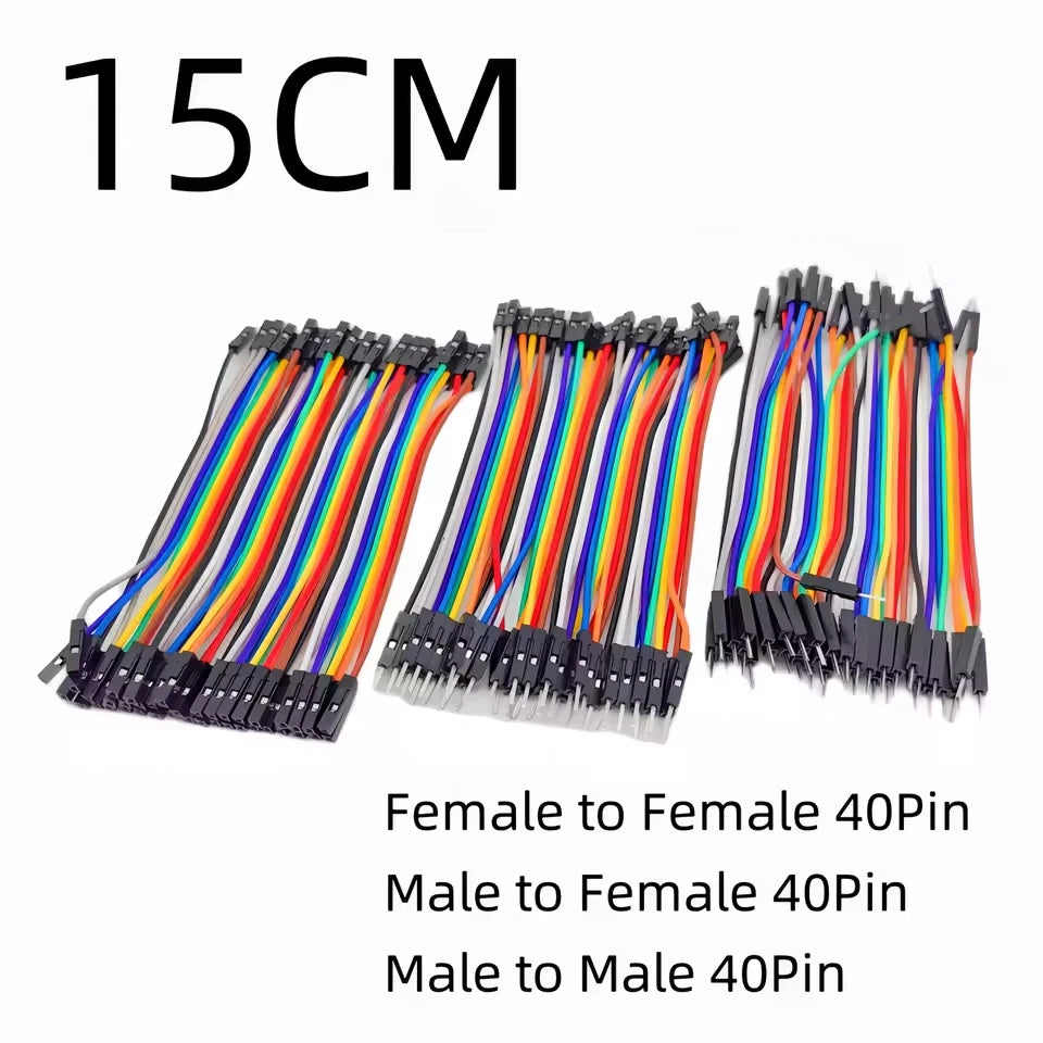 120pcs Dupont Cable Jumper Wire 40/40/40 F-F, F-M, M-M