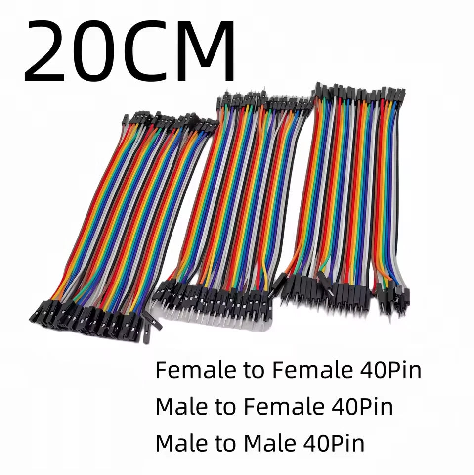 120pcs Dupont Cable Jumper Wire 40/40/40 F-F, F-M, M-M