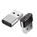 2x USB C Female to USB A Male OTG Charger Type C Converter Apple iPhone Samsung