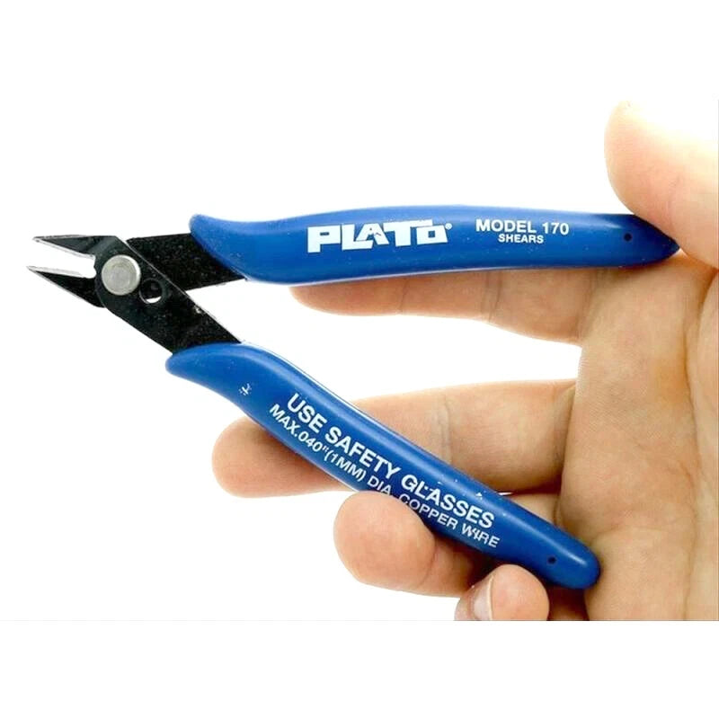 Flush Side Cutter Precision Shear Wire Snips Pliers Tool Diagonal Mini Cutters