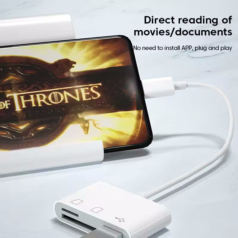 3 In 1 USB 3.1 Type-C Card Reader To SD/TF/USB Hub Adapter Micro SD Card PC