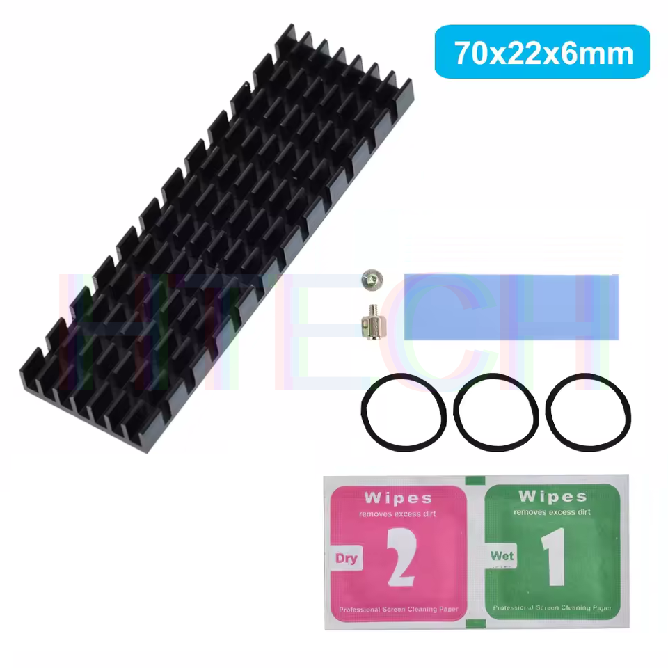 M.2NGFF SSD NVMe Heat Sink M2 2280PCIE SSD Aluminium Heatsink Performance Cooler