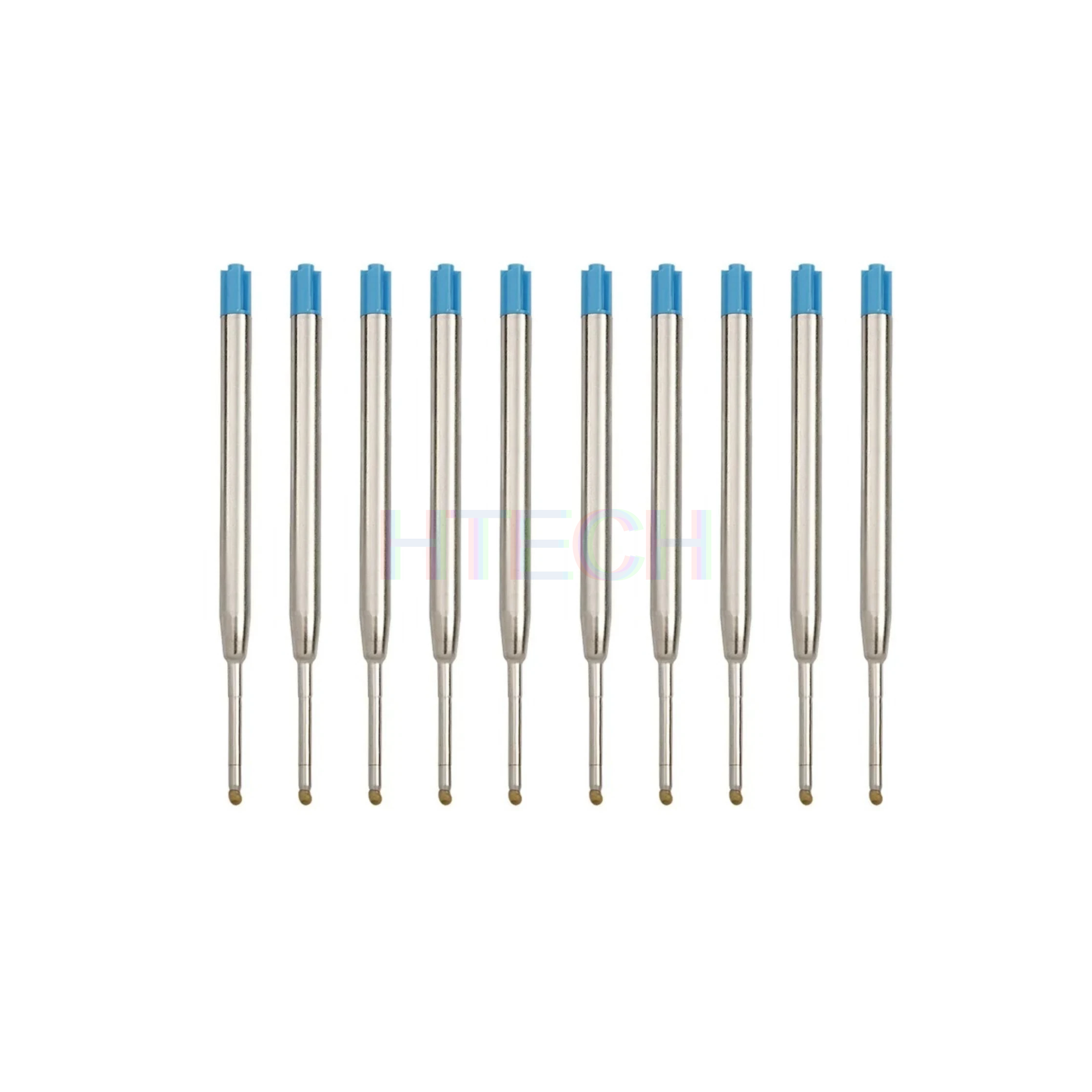 10pcs Refills Compatible With Parker Pen Ball Point Refill Black/Blue/Red