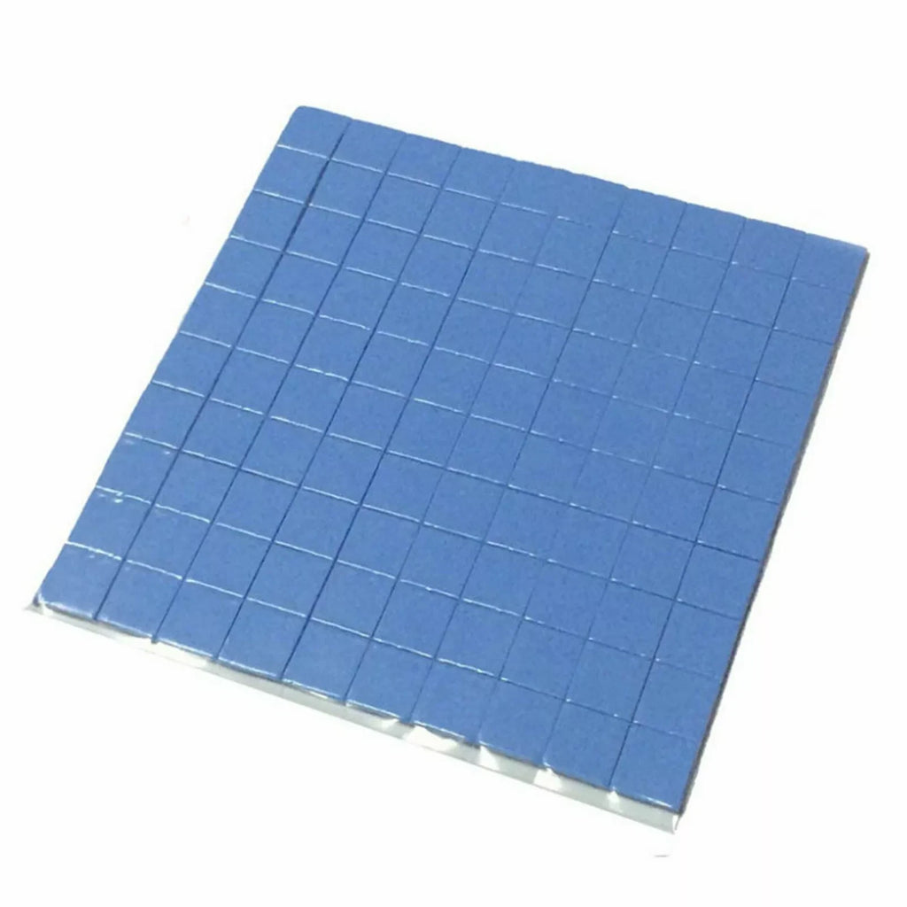 100pcs 10x10x0.5mm Thermal Pad GPU CPU Heatsink Cooling Conductive Silicone Pads