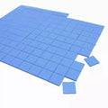 100pcs 10x10x0.5mm Thermal Pad GPU CPU Heatsink Cooling Conductive Silicone Pads