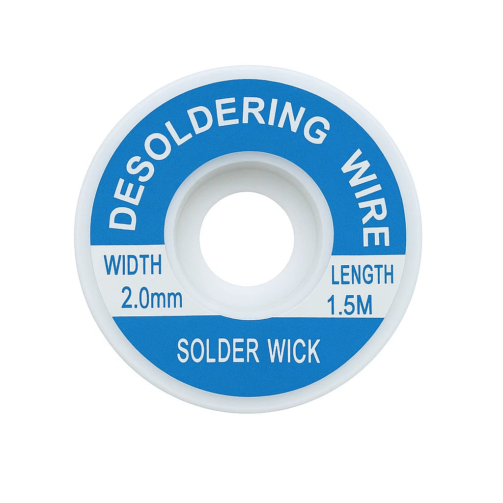 1.5m Desoldering Braid Desoldering Wire Remover Flux 7 SIZES 1.0mm - 4.0mm