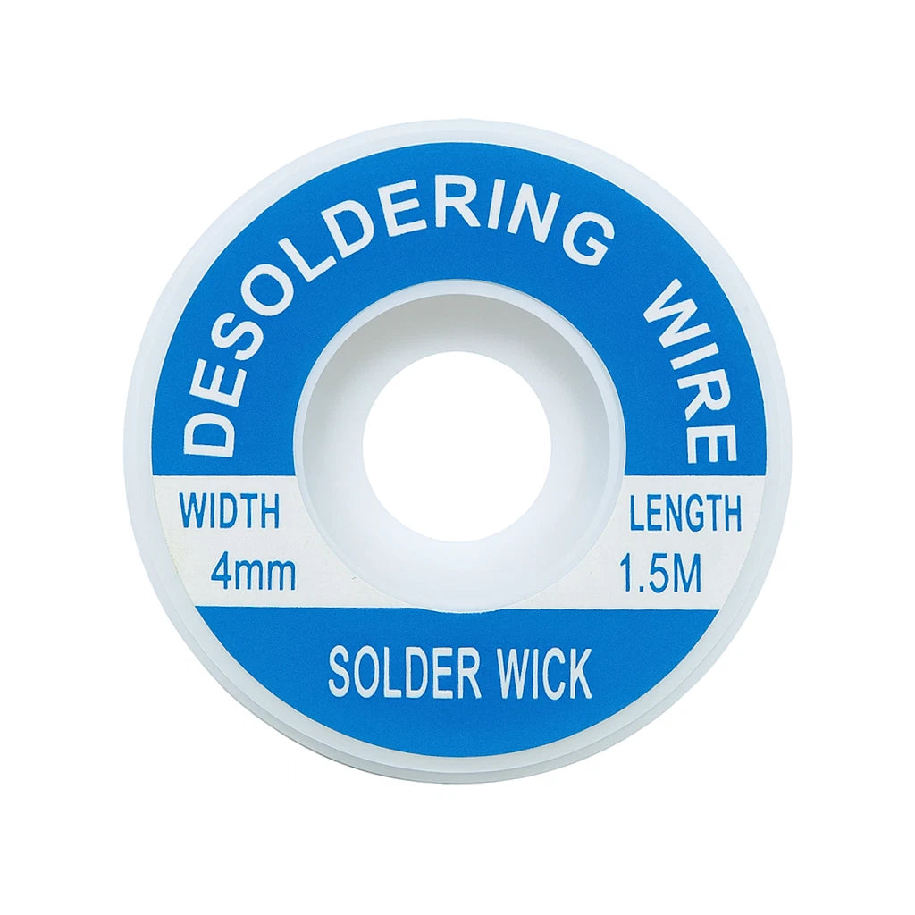 1.5m Desoldering Braid Desoldering Wire Remover Flux 7 SIZES 1.0mm - 4.0mm
