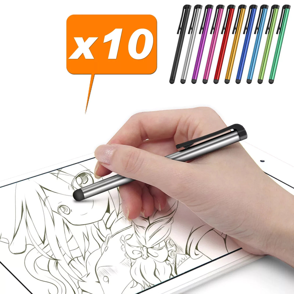 10x Stylus Pen Capacitive Touch Screen Pen for iPad iPhone Samsung Galaxy Tablet