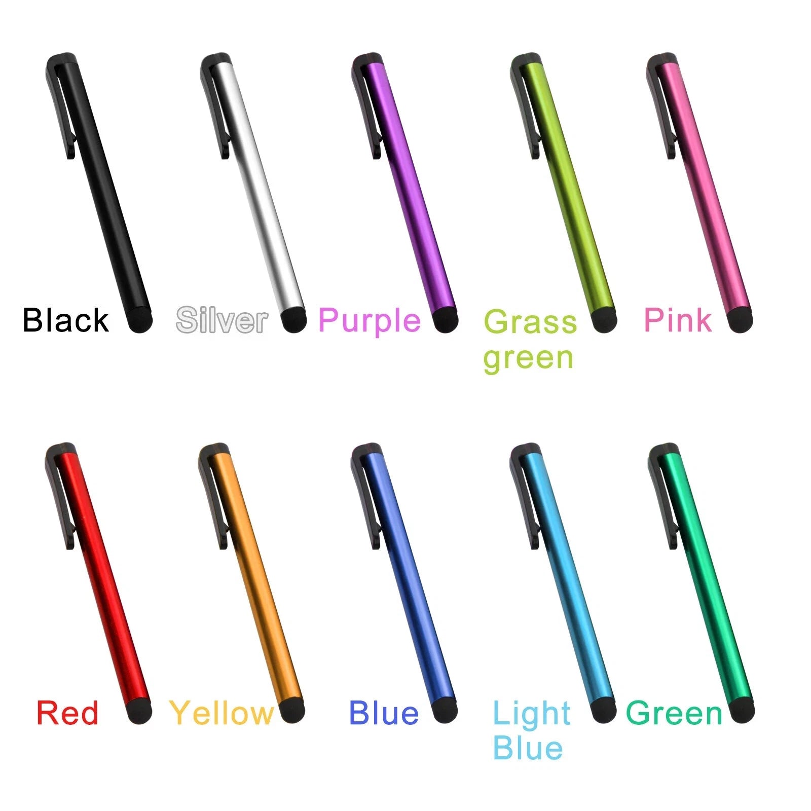 10x Stylus Pen Capacitive Touch Screen Pen for iPad iPhone Samsung Galaxy Tablet